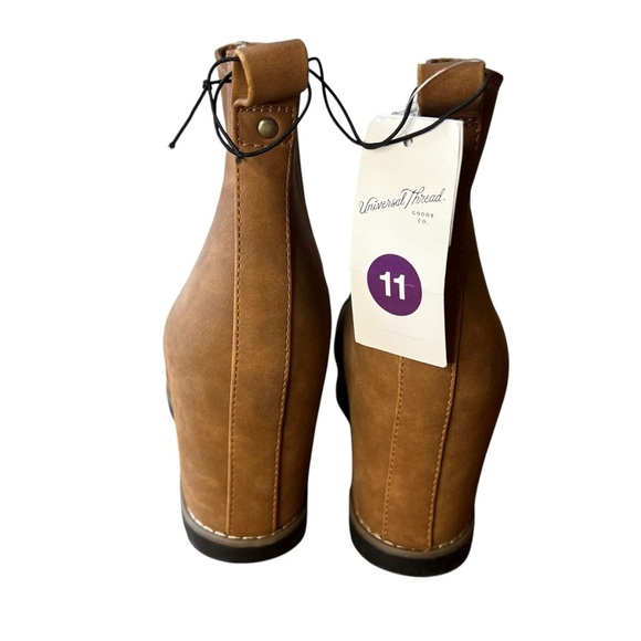 Universal Threads Brown Ankle Boots Size 11 - Picture 4 of 7